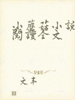 小蘑菇小说免费阅读全文