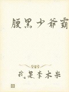 腹黑少爷霸道爱