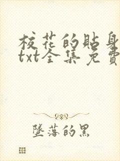 校花的贴身保镖txt全集免费下载