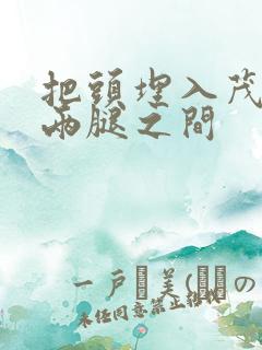 把头埋入茂密的两腿之间