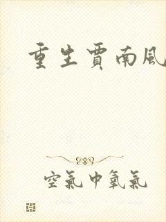 重生贾南风