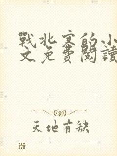 战北寒的小说全文免费阅读无弹窗