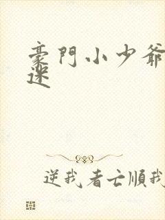 豪门小少爷是财迷