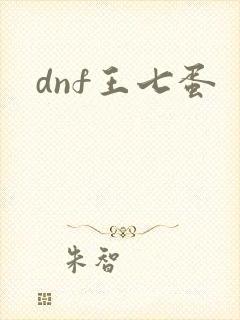 dnf王七蛋