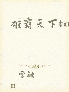 雄霸天下txt