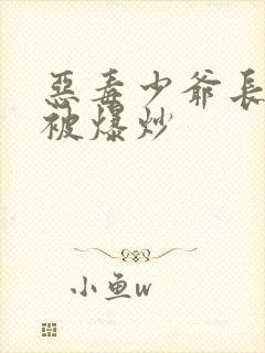 恶毒少爷长大后被爆炒