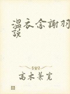 温衣念谢羽渊小说