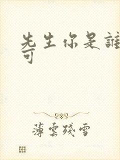 先生你是谁林亦可