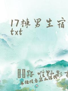 17栋男生宿舍txt