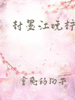 封墨江晚柠小说