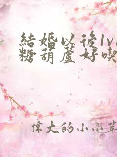 结婚以后1v1糖葫芦好吃epub