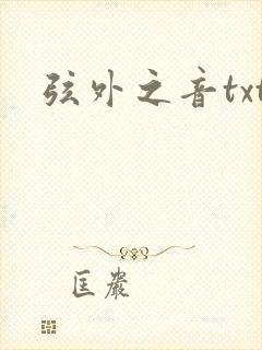 弦外之音txt