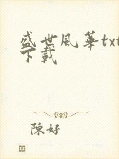盛世风华txt下载