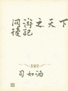 网游之天下无双后记