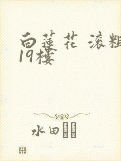 白莲花 滚粗 19楼