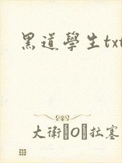 黑道学生txt