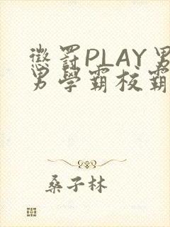 惩罚PLAY男男学霸校霸