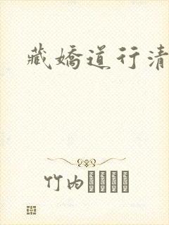 藏娇道行清浅