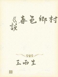 《春色乡村》小说