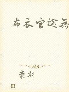 布衣官途无弹窗