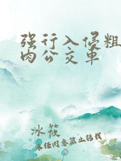 强行入侵粗暴h肉公交车