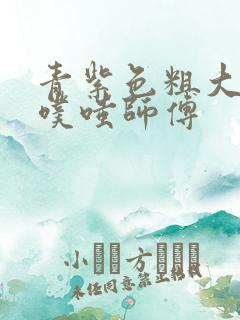 青紫色粗大进出噗嗤师傅