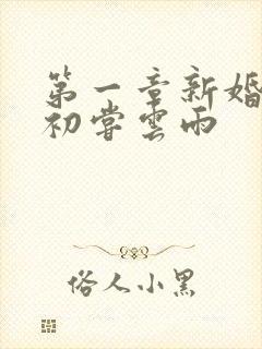 第一章新婚少妇初尝云雨