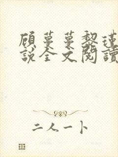 顾蔓蔓黎瑾泽小说全文阅读