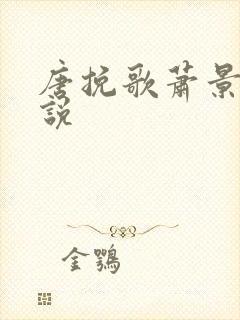 唐挽歌萧景弦小说