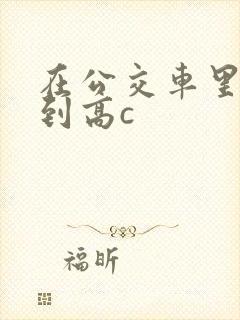 在公交车里c弄到高c