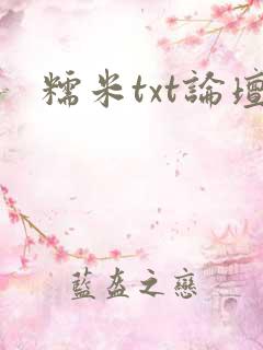 糯米txt论坛