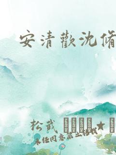 安清欢沈修瑾