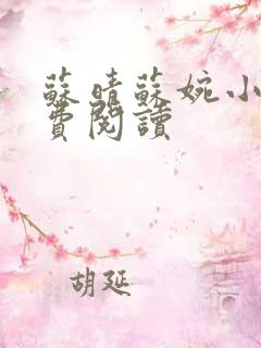 苏晴苏婉小说免费阅读