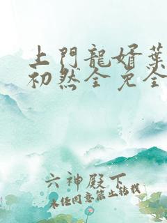 上门龙婿叶辰萧初然全免全集