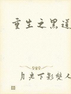 重生之黑道传奇