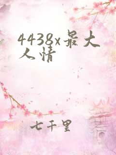4438x最大人情