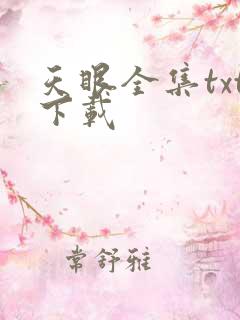 天眼全集txt下载