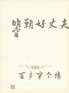 明朝好丈夫无弹窗