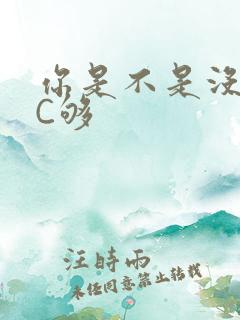 你是不是没有被C够