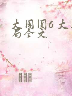 大团圆6 大结局全文