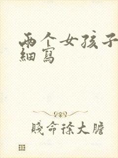 两个女孩子开车细写