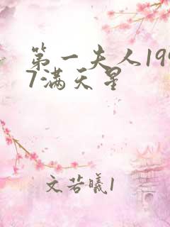 第一夫人1997满天星