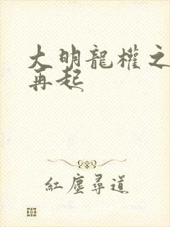 大明龙权之风云再起