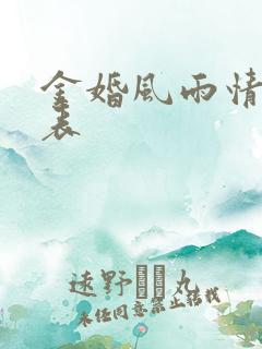 金婚风雨情演员表