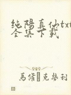 纯阳真仙txt全集下载