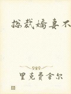 总裁娇妻不太乖