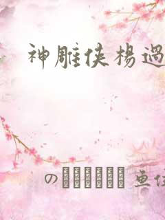 神雕侠杨过后传