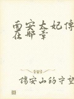 南安太妃传肉肉在哪章