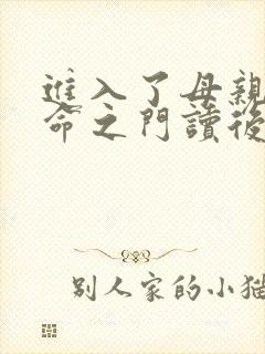进入了母亲的生命之门读后感