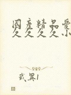 国产精品爱久久久久久久小说